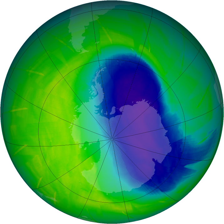 Ozone Map 2009-10-17